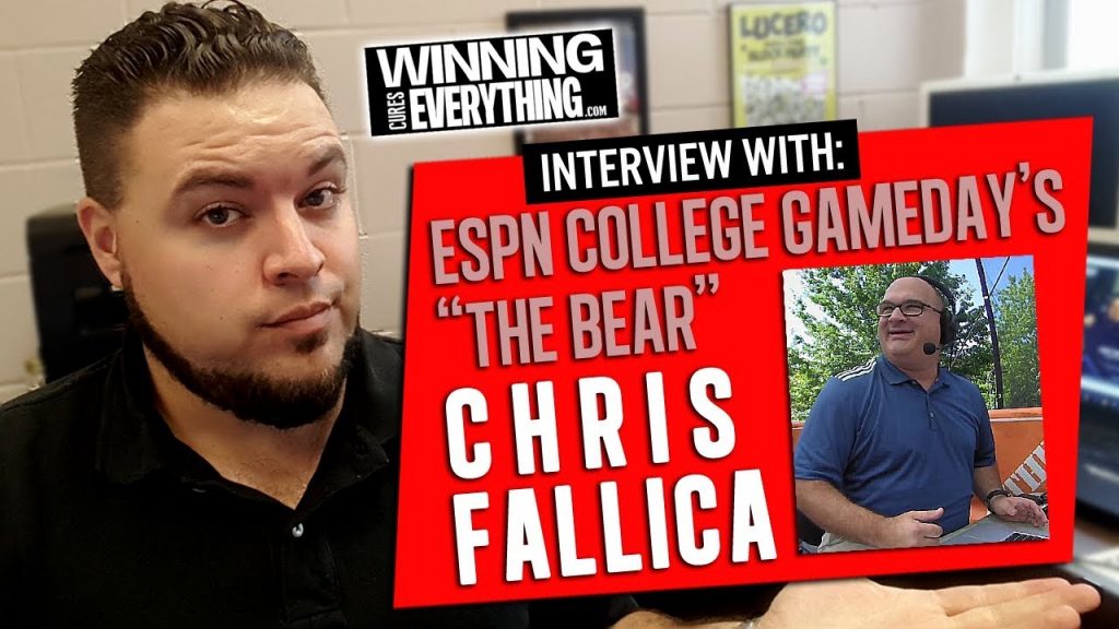 Chris Fallica (ESPN College Gameday) Interview Winning Cures Everything