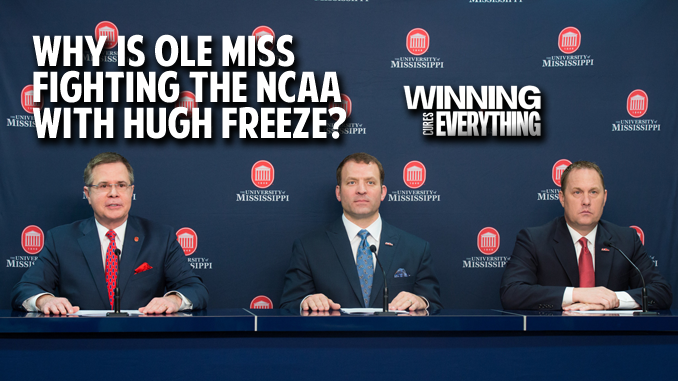 Read more about the article Hugh Freeze: Why is Ole Miss standing with him against the NCAA?