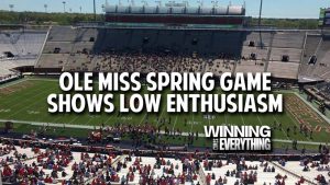 Read more about the article Ole Miss: Football Enthusiasm is in Serious Trouble