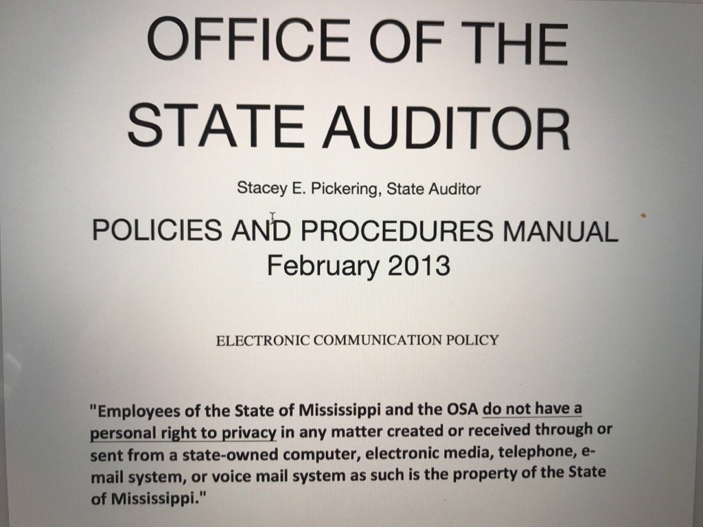 state of mississippi privacy