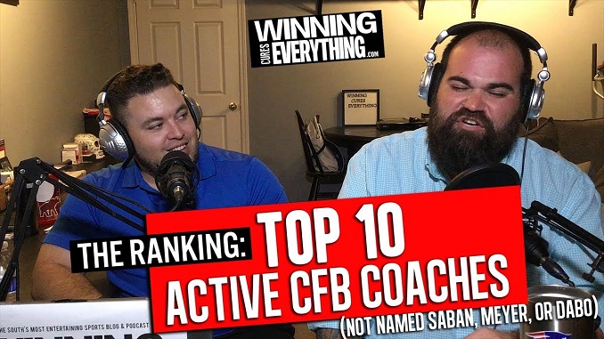 Read more about the article Top 10 Best Active College Football Coaches (not named Saban, Meyer or Dabo)