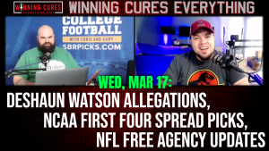 Read more about the article WCE Show 3/17: Deshaun Watson allegations, NCAA First Four picks, NFL Free Agency
