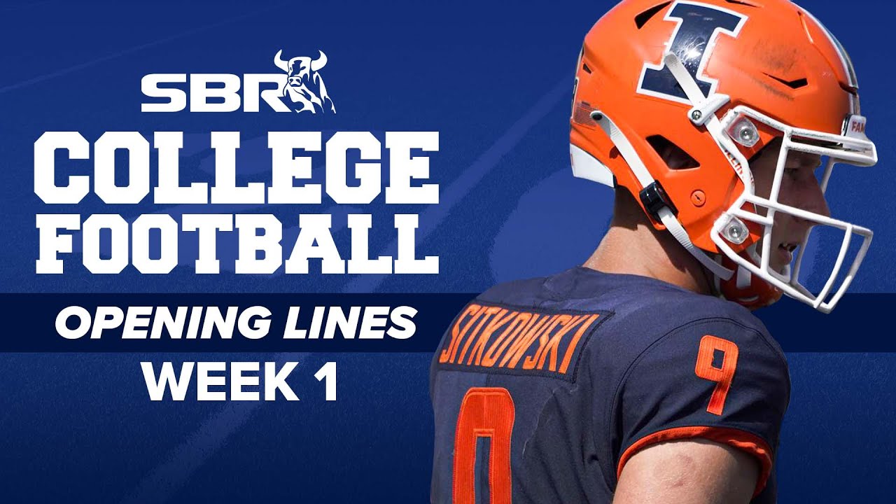 Read more about the article SBR College Football Week 1 Opening Lines