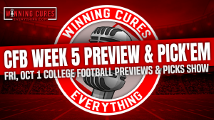 Read more about the article WCE Show 10/1: College Football Week 5 preview, predictions & against the spread picks / pick’em!