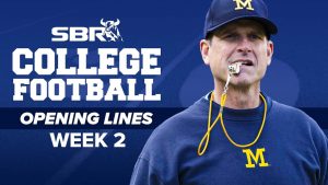Read more about the article SBR College Football Opening Lines Week 2 2021