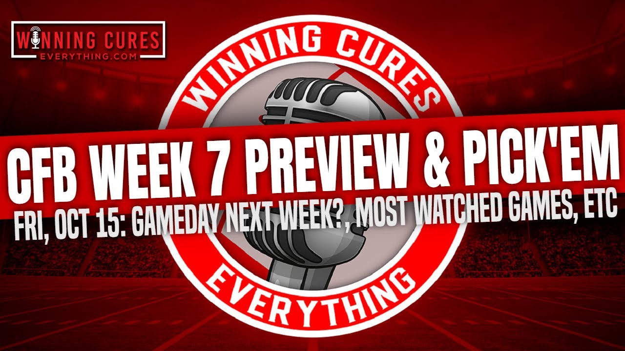 Read more about the article WCE Show 10/15: College Football Week 7 Preview, Spread Picks, Where is Gameday going next week, etc?