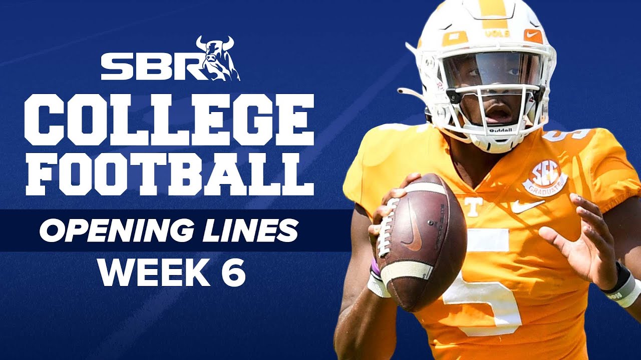 Read more about the article SBR College Football Week 6 Opening Lines 2021