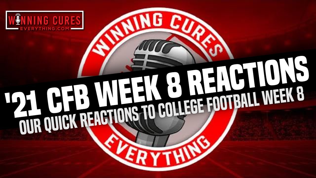 Read more about the article 10/24 College Football Week 8 Reaction! Illinois Penn St 9OT, Oregon survives, Iowa St, Pitt & more!