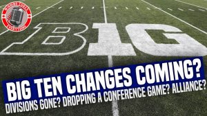 Read more about the article Big Ten football discussing dropping from 9 to 8 conference games, and dropping divisions
