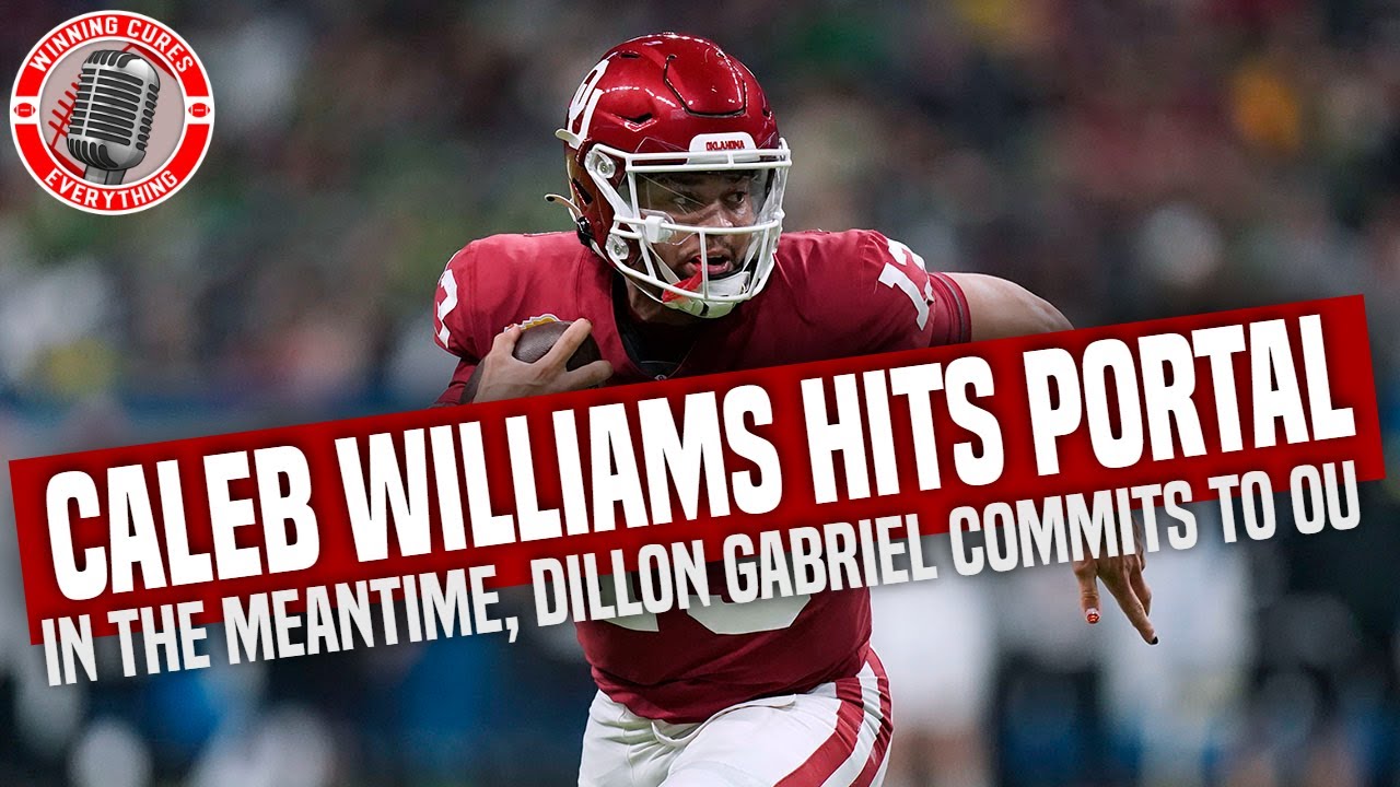 Read more about the article Caleb Williams, Oklahoma QB, hits the transfer portal, so Dillon Gabriel slides into Norman