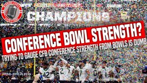 Read more about the article College Football conference bowl records are meaningless