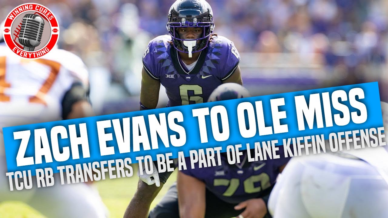Read more about the article Zach Evans transfers to Ole Miss from TCU
