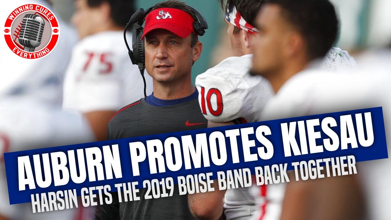 Read more about the article Auburn football promoting Eric Kiesau as OC gets the Boise band back together