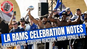 Read more about the article LA Rams championship celebration – Kroenke story, Stafford reaction, Donald runs it back?
