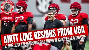 Read more about the article Matt Luke resigning as Georgia OL coach is just the beginning