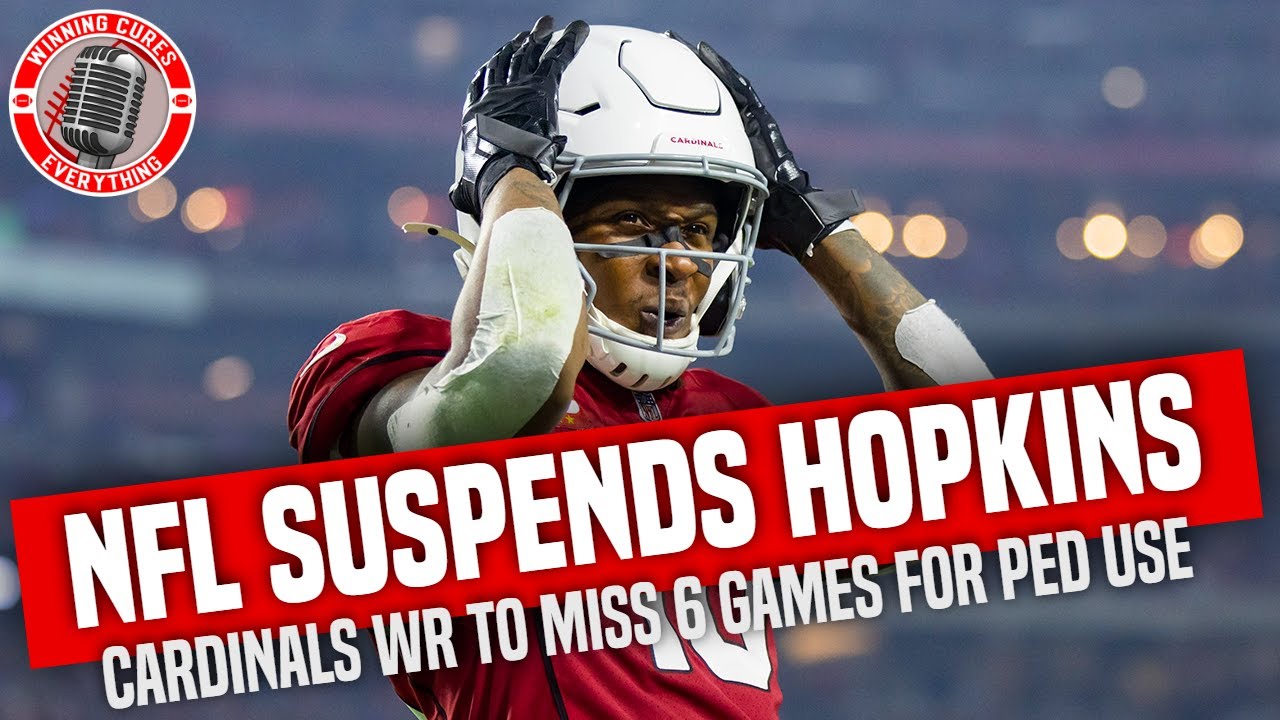 Read more about the article NFL suspends DeAndre Hopkins for 6 games for PEDs