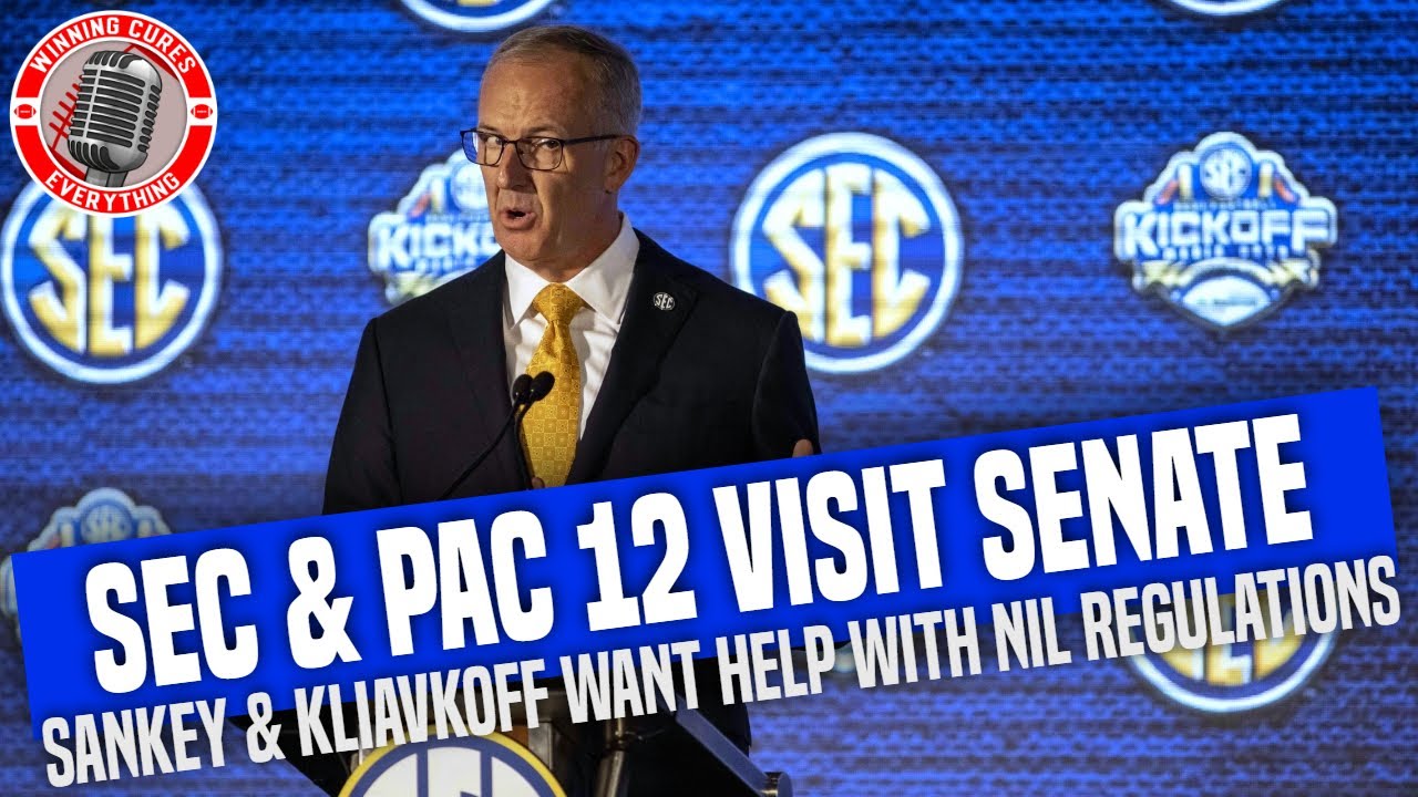 Read more about the article SEC & Pac 12 commissioners visit Senate for help with NIL solutions