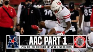 Read more about the article AAC Part 1 2022 College Football Predictions & Preview (Cinci, Houston, UCF, ECU, Tulsa, SMU)