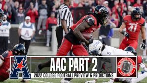Read more about the article AAC part 2 2022 College Football Predictions & Preview (Memphis, Navy, Tulane, USF, Temple)