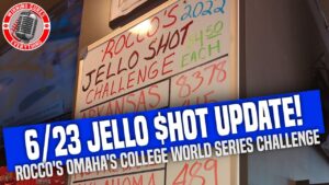 Read more about the article College World Series Jello Shots Rocco’s money update June 23rd