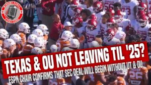 Read more about the article ESPN executive says Oklahoma and Texas are not joining the SEC until 2025
