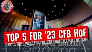 Read more about the article Gary’s Top 5 on the College Football 2023 Hall of Fame ballot