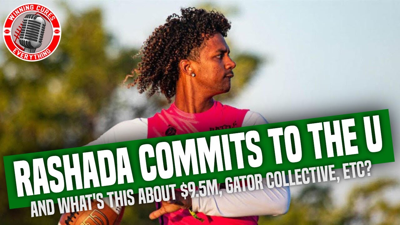 Read more about the article Jaden Rashada commits to Miami – and he got $9.5M in NIL and left Gators money on the table?