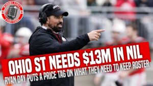 Read more about the article Ryan Day says Ohio State needs $13M in NIL money to keep football roster together