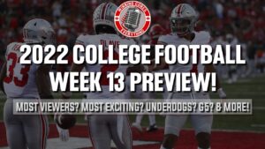 Read more about the article College Football Week 13 preview! Kiffin to Auburn? Rose Bowl delaying CFP? SEC divisions, etc